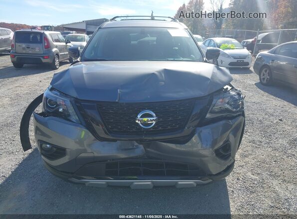 5N1DR2MMXKC640696 2019 NISSAN PATHFINDER Серый Вид задней части салона
