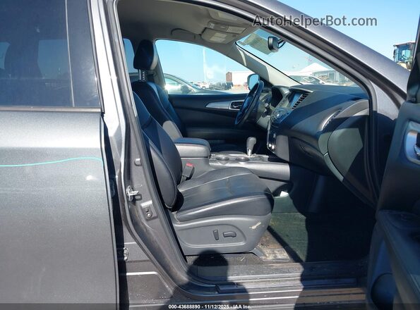 5N1DR2MN1KC617364 2019 NISSAN PATHFINDER Серый Вид салона спереди