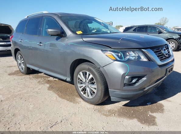 5N1DR2MN1KC617364 2019 NISSAN PATHFINDER Серый Передняя правая четверть