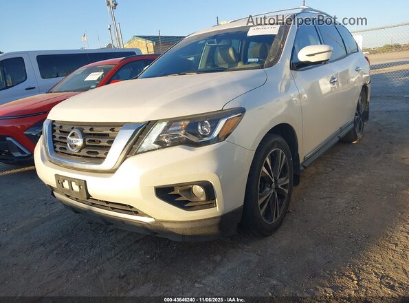5N1DR2MN3HC635230 2017 NISSAN PATHFINDER Белый Передняя левая четверть