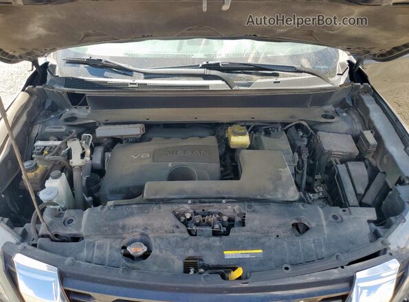 5N1DR2MN6KC633186 2019 NISSAN PATHFINDER Black Vista del compartimento del motor