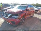 2017 Nissan Pathfinder Platinum Burgundy vin: 5N1DR2MN8HC637846