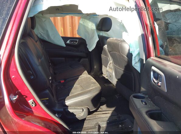 5N1DR2MN8HC637846 2017 NISSAN PATHFINDER Burgundy VIN sticker view