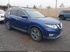 2017 Nissan Rogue Hybrid Sl Blue vin: 5N1ET2MVXHC790153