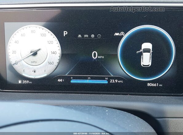 5NMJCCAEXNH094922 2022 HYUNDAI TUCSON Серый Вид задних сидений