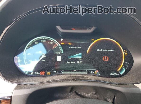 5NMMCDTCXRH001045 2024 GENESIS GV70 Gray Instrument cluster view