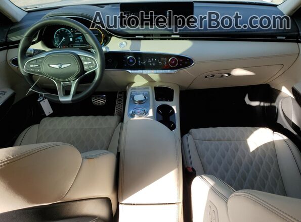 5NMMCDTCXRH001045 2024 GENESIS GV70 Gray Dashboard view