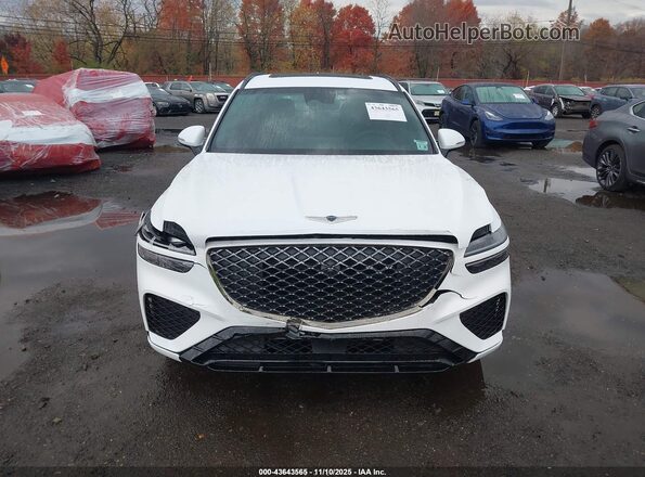 5NMMCDTCXSH030177 2025 GENESIS GV70 White Սարքավորումների վահանակի տեսք