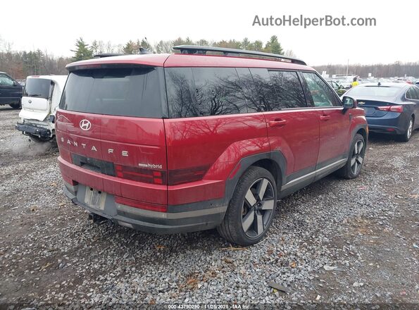 5NMP3DG13RH015732 2024 HYUNDAI SANTA FE HYBRID Красный Задняя правая четверть