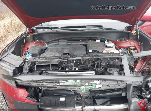 5NMP3DG13RH015732 2024 HYUNDAI SANTA FE HYBRID Красный Вид сзади