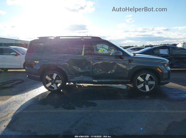 5NMP3DG18RH014933 2024 HYUNDAI SANTA FE HYBRID Серый Вид задней части салона