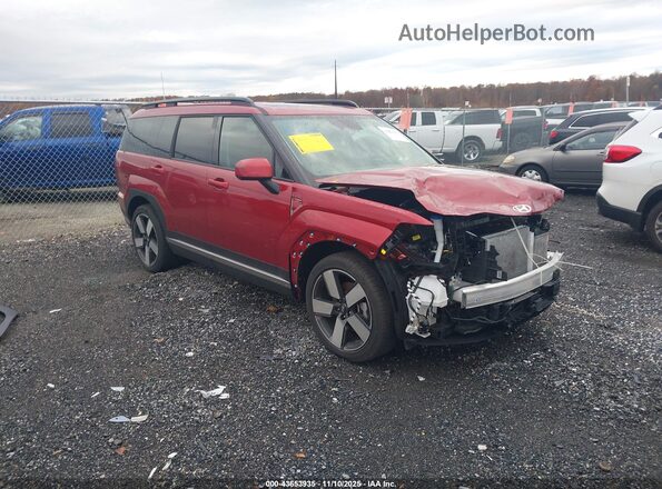 5NMP3DG1XRH015713 2024 HYUNDAI SANTA FE HYBRID Красный Передняя правая четверть