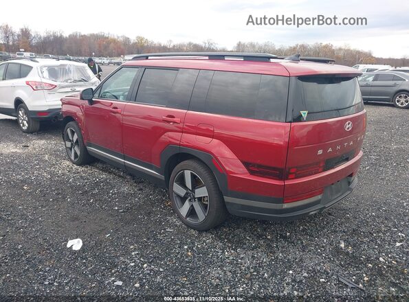 5NMP3DG1XRH015713 2024 HYUNDAI SANTA FE HYBRID Красный Задняя левая четверть