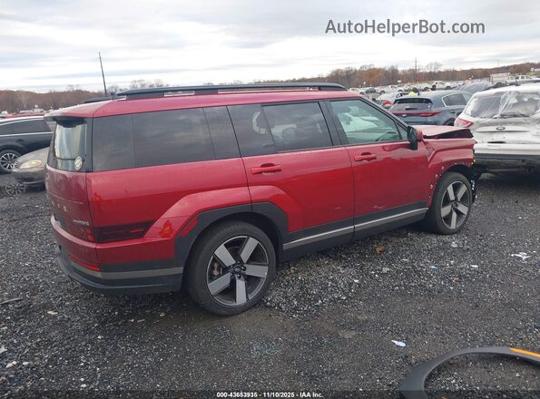 5NMP3DG1XRH015713 2024 HYUNDAI SANTA FE HYBRID Красный Задняя правая четверть