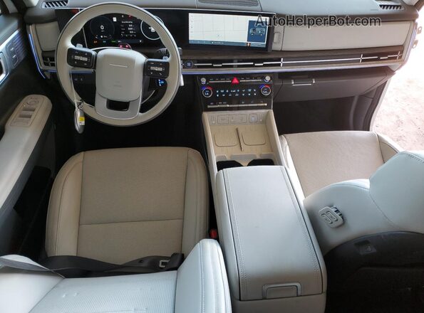 5NMP54G11SH033596 2025 HYUNDAI SANTA FE CALLIGRAPHY White Вид панелі приладів