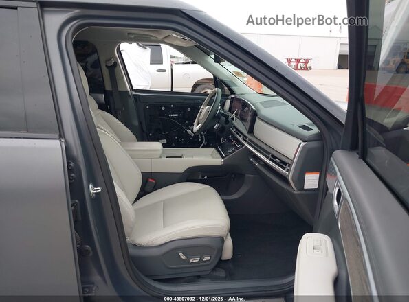 5NMP54G14SH027596 2025 HYUNDAI SANTA FE HYBRID Gray Widok wnętrza z przodu