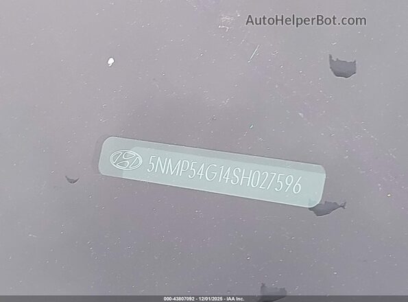 5NMP54G14SH027596 2025 HYUNDAI SANTA FE HYBRID Gray 