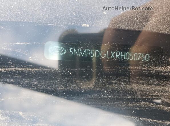 5NMP5DGLXRH050750 2024 HYUNDAI SANTA FE CALLIGRAPHY Gray VIN կոդի պիտակի տեսք