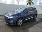 2020 Hyundai Santa Fe Se Blue vin: 5NMS23AD7LH159169