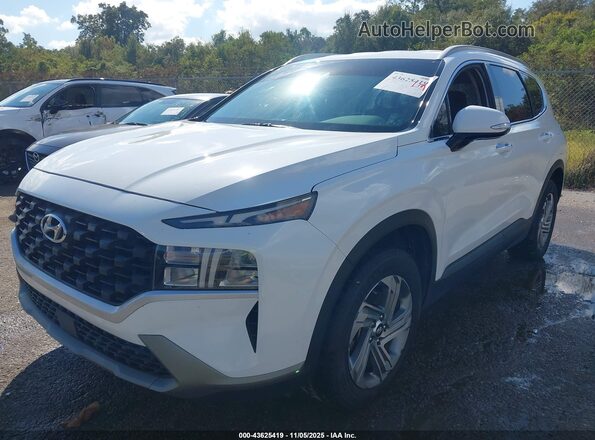 5NMS24AJ0PH528486 2023 HYUNDAI SANTA FE White Առջևի ձախ երեք քառորդ տեսարան