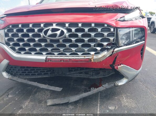 5NMS24AJ6MH322598 2021 HYUNDAI SANTA FE Красный Вид спереди