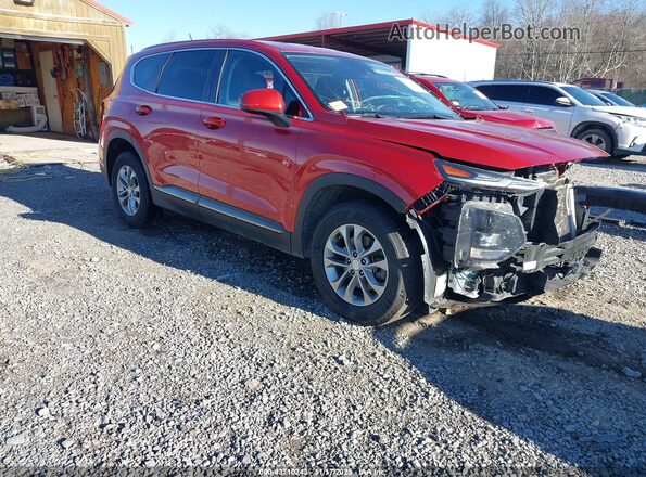 5NMS2CAD7KH053271 2019 HYUNDAI SANTA FE Красный Передняя правая четверть