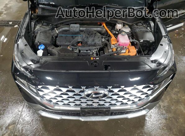 5NMS2DA17PH011007 2023 HYUNDAI SANTA Black Engine compartment view