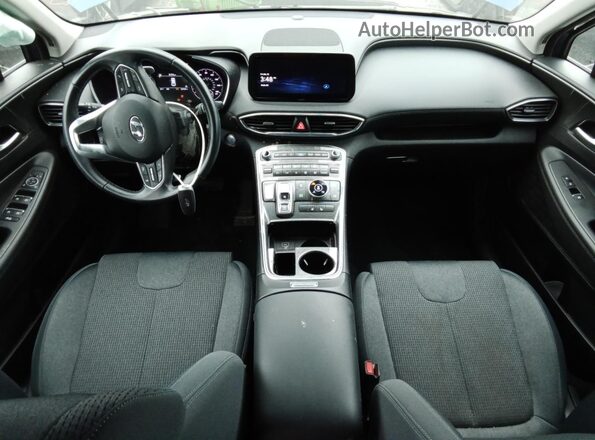 5NMS2DAJ0PH485302 2023 HYUNDAI SANTA Blue Widok deski rozdzielczej