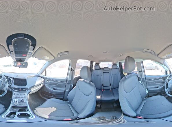 5NMS2DAJ0PH485302 2023 HYUNDAI SANTA Blue Widok wnętrza 360 stopni