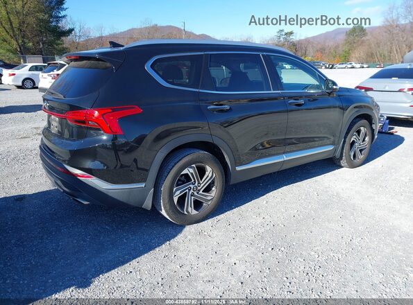 5NMS34AJ0NH400484 2022 HYUNDAI SANTA FE Черный Задняя правая четверть