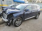 2022 Hyundai Santa Fe Sel Синий vin: 5NMS34AJ6NH418892