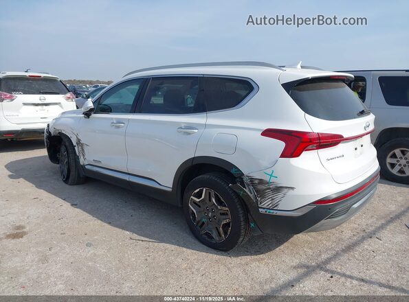 5NMS3DA17PH022229 2023 HYUNDAI SANTA FE HYBRID White Tył lewy