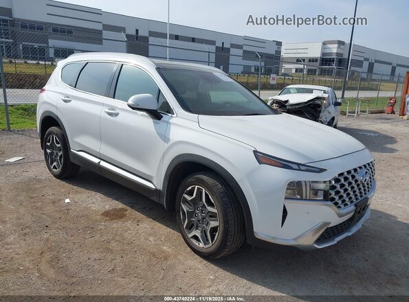 5NMS3DA17PH022229 2023 HYUNDAI SANTA FE HYBRID White Przód prawy