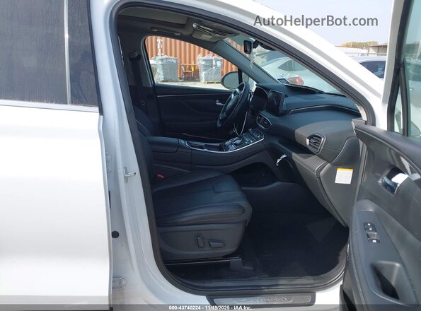 5NMS3DA17PH022229 2023 HYUNDAI SANTA FE HYBRID White Widok wnętrza z przodu