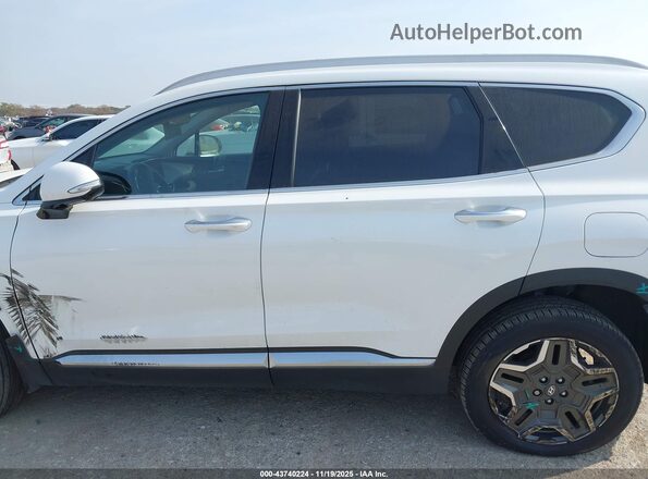 5NMS3DA17PH022229 2023 HYUNDAI SANTA FE HYBRID White Widok wnętrza 360 stopni