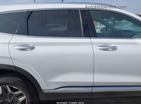 5NMS3DA17PH022229 2023 HYUNDAI SANTA FE HYBRID White Widok wnętrza z tyłu