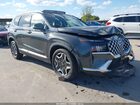 2021 Hyundai Santa Fe Limited Black vin: 5NMS44AL1MH334038