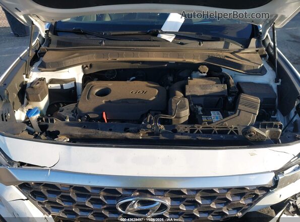 5NMS5CAD0KH059470 2019 HYUNDAI SANTA FE Белый Вид сзади
