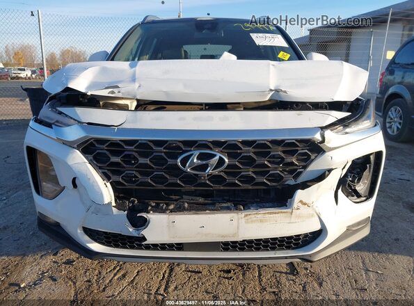 5NMS5CAD0KH059470 2019 HYUNDAI SANTA FE Белый Вид задней части салона