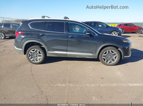 5NMS5DA16PH002676 2023 HYUNDAI SANTA FE HYBRID Черный Вид задней части салона