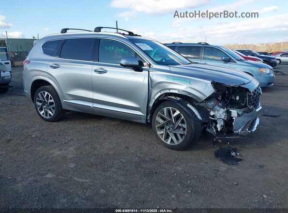5NMS5DAL0PH575364 2023 HYUNDAI SANTA FE CALLIGRAPHY Серебряный Передняя правая четверть