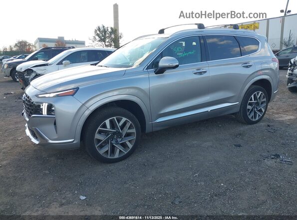 5NMS5DAL0PH575364 2023 HYUNDAI SANTA FE CALLIGRAPHY Серебряный Передняя левая четверть
