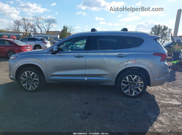 5NMS5DAL0PH575364 2023 HYUNDAI SANTA FE CALLIGRAPHY Серебряный Панорамный вид салона 360°