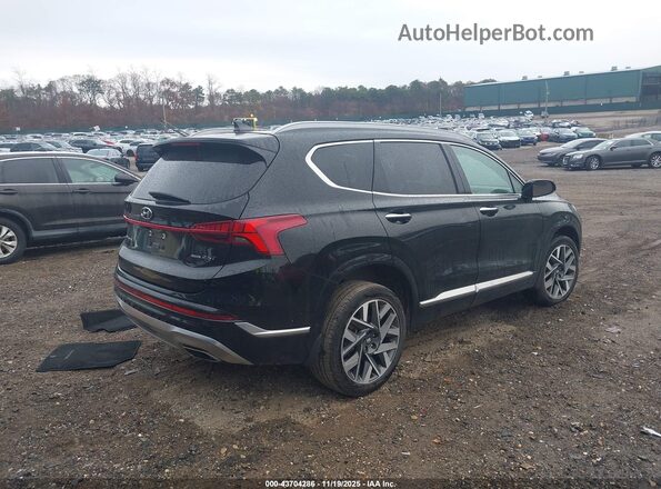 5NMS5DAL0PH649396 2023 HYUNDAI SANTA FE CALLIGRAPHY Black Задня права чверть