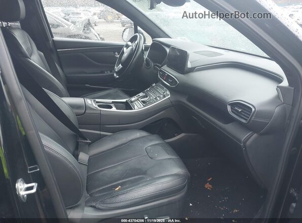 5NMS5DAL0PH649396 2023 HYUNDAI SANTA FE CALLIGRAPHY Black Вид салону спереду