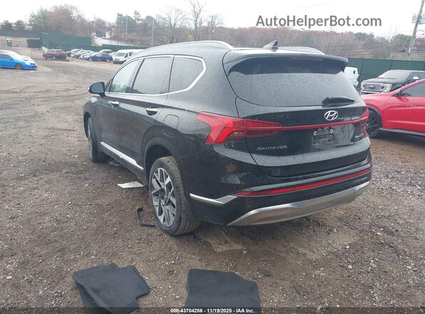 5NMS5DAL0PH649396 2023 HYUNDAI SANTA FE CALLIGRAPHY Black Задня ліва чверть