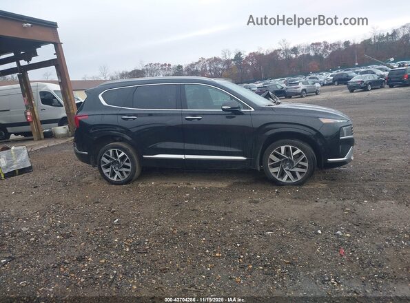 5NMS5DAL0PH649396 2023 HYUNDAI SANTA FE CALLIGRAPHY Black Вид задньої частини салону