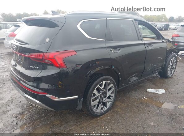 5NMS5DAL2PH601592 2023 HYUNDAI SANTA FE CALLIGRAPHY Black Tył prawy