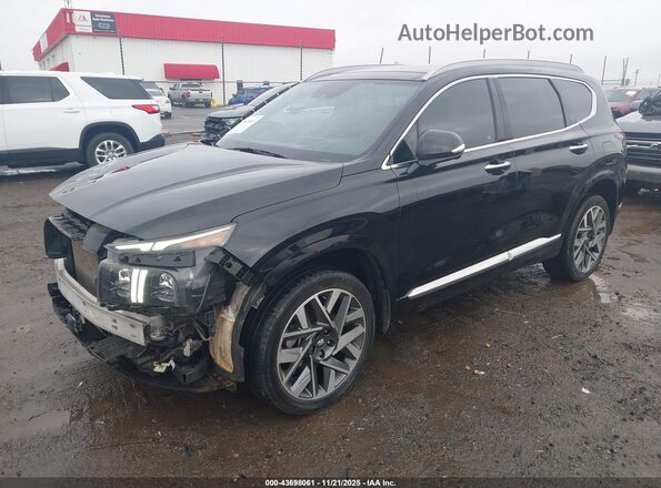 5NMS5DAL2PH601592 2023 HYUNDAI SANTA FE CALLIGRAPHY Black Przód lewy