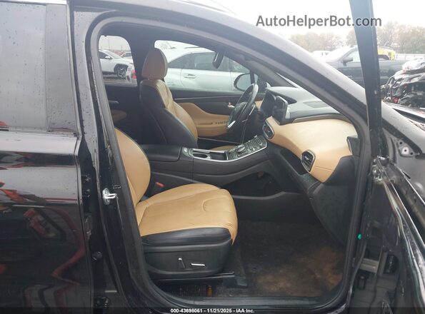 5NMS5DAL2PH601592 2023 HYUNDAI SANTA FE CALLIGRAPHY Black Widok wnętrza z przodu